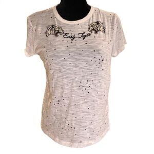 Modish Rebel Tiger Burnout Short Sleeve T-shirt